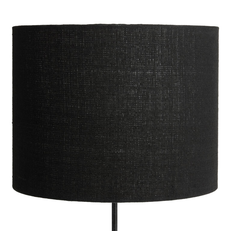 Lamp Shade: Linen Textured Drum with Spider Fitting