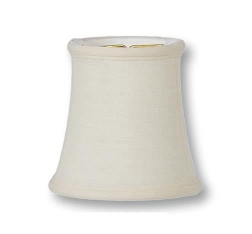 Lamp Shade, Mini Linen Lamp Shade Torpedo Clip Flared Base Matte Finish