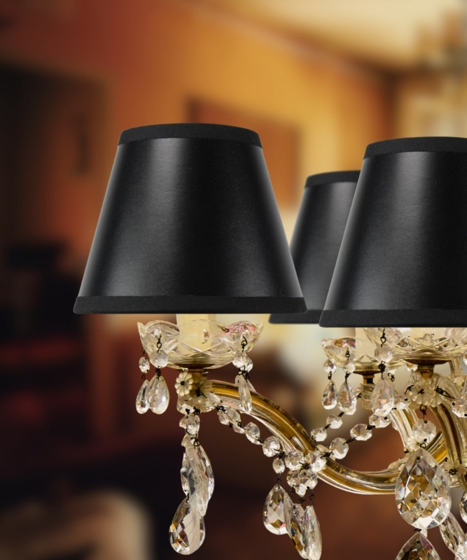Lamp Shade: Parchment Empire with Candle Clip Fitter