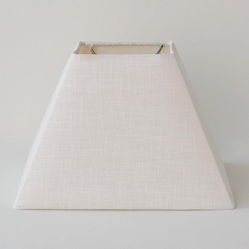 Lamp Shade Rectangular Fabric Hardback Liner Transitional
