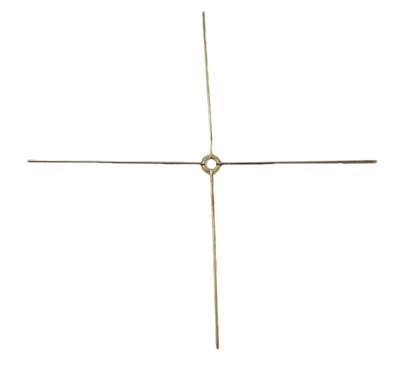 Lampshade Frame Black Metal Wire Circular 14 Inch DIY Spider Fitter