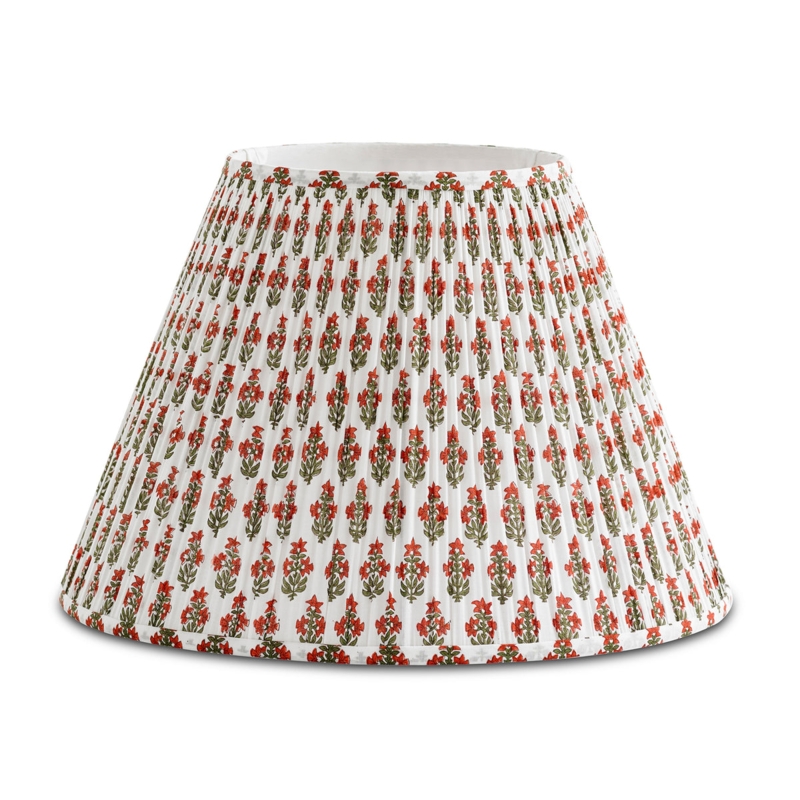 Lampshade Yellow Prickly Poppy Botanical Print Tapered Drum Cottage Style