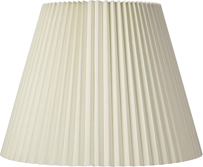 Large Lamp Shade Pleated Fabric Empire Silhouette Classic Replacement