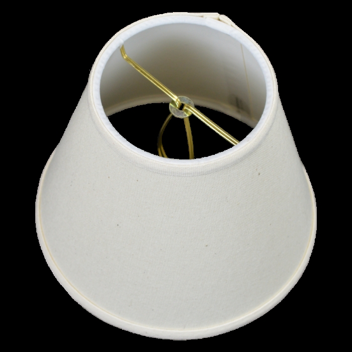 Light Blue Empire Lampshade Textured Fabric Flame Clip Attachment