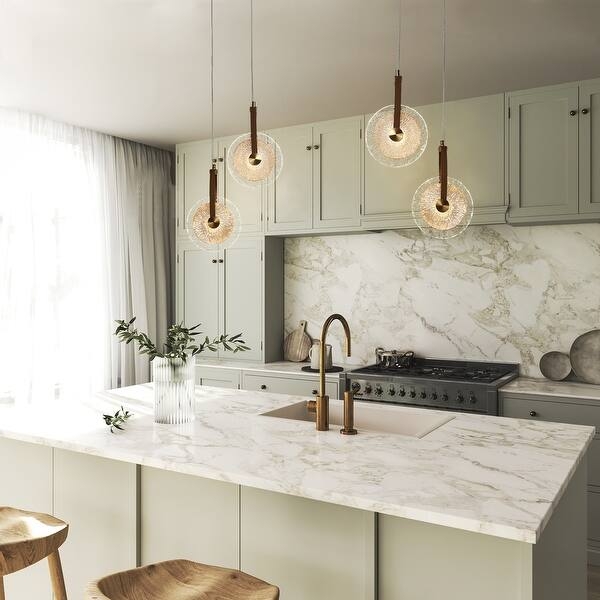 Linear Chandelier with Dual Integrated LED Bars, Minimalist Style