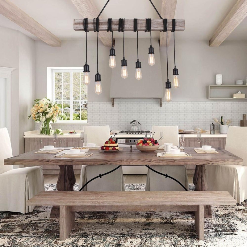 Linear Pendant 8 Light Capacity 8 Light Rectangular Chandelier Black