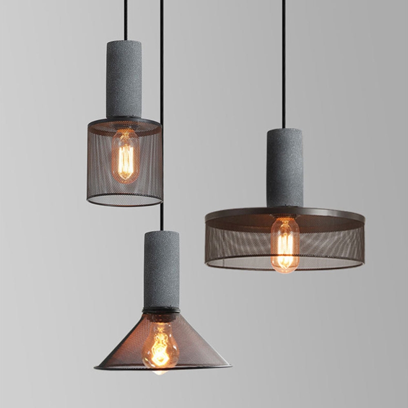 Linear Pendant Light Four Cylindrical Shades Matte Black Minimalist