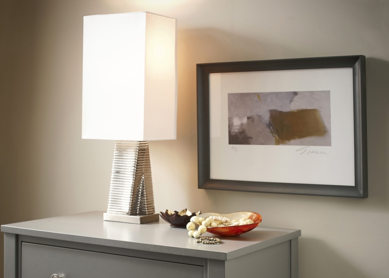 Linen Like Tapered Drum Lamp Shade Cream Uno Fitter (56 chars)