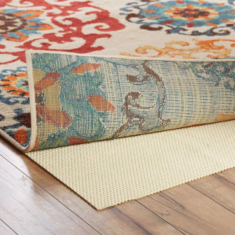 Low Profile Rug Pad Waffle Weave Gripper for Hardwood Floors