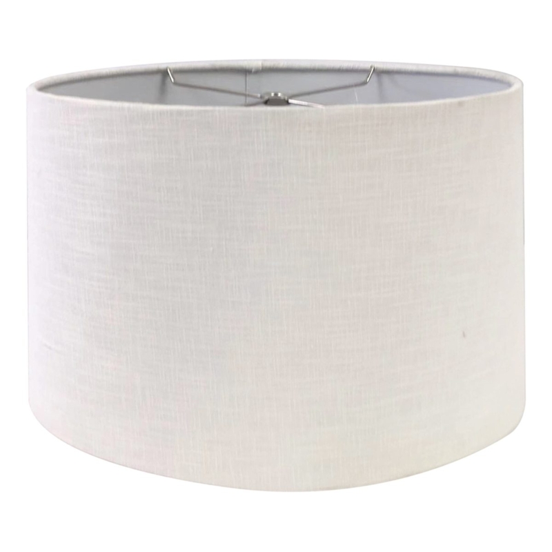 Medium Oval Lamp Shade with Subtle Piping Detail