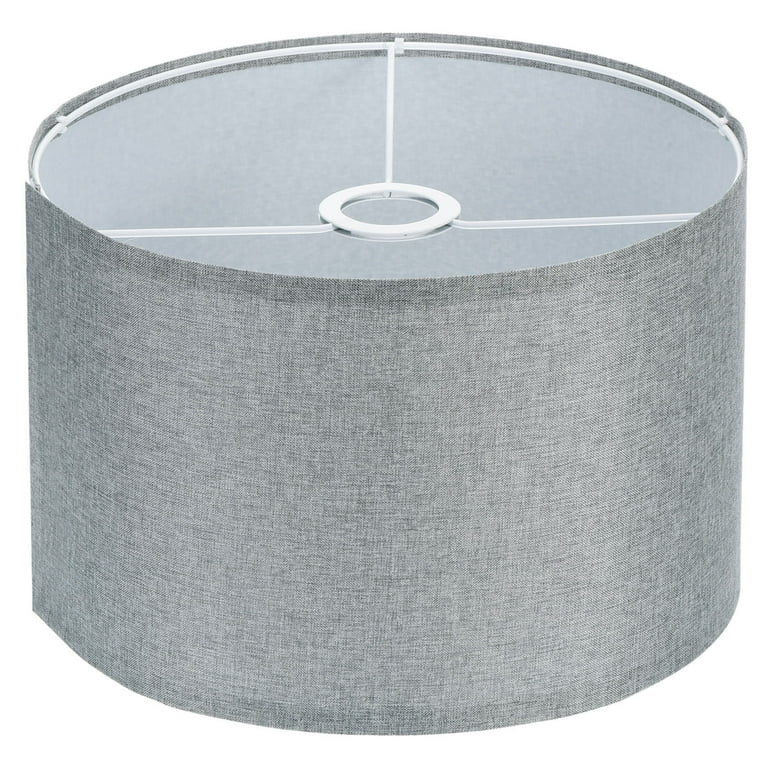 Minimalist Cylindrical Drum Lampshade with Straight Sides
