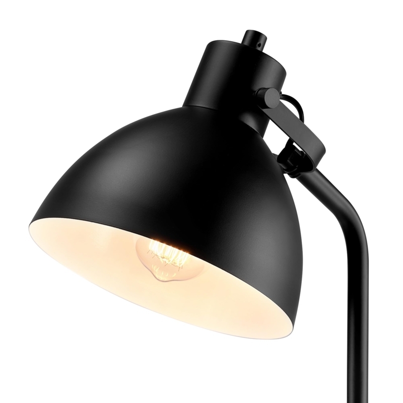 Minimalist Reading Floor Lamp with Cylindrical Head