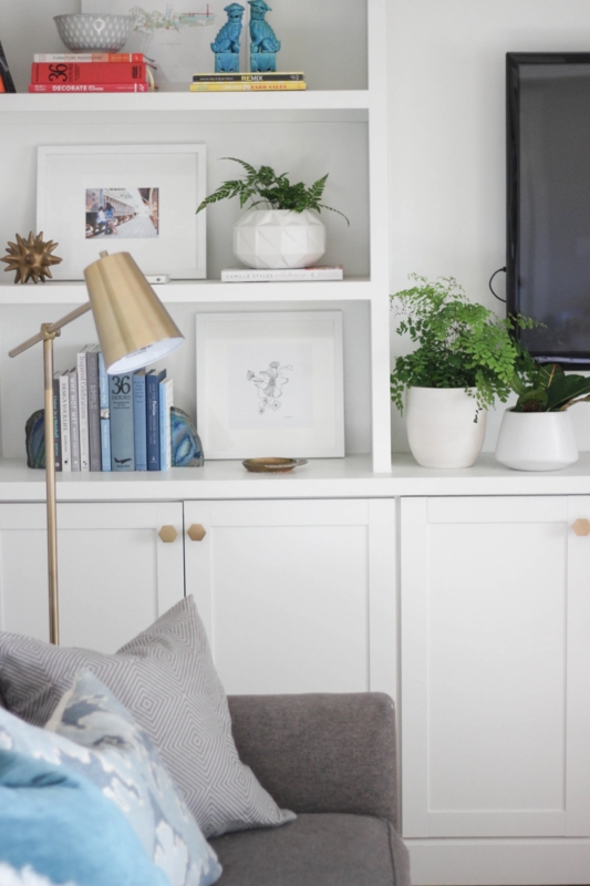 Modern Arc Floor Lamp with Overhanging Arm and Drum Shade