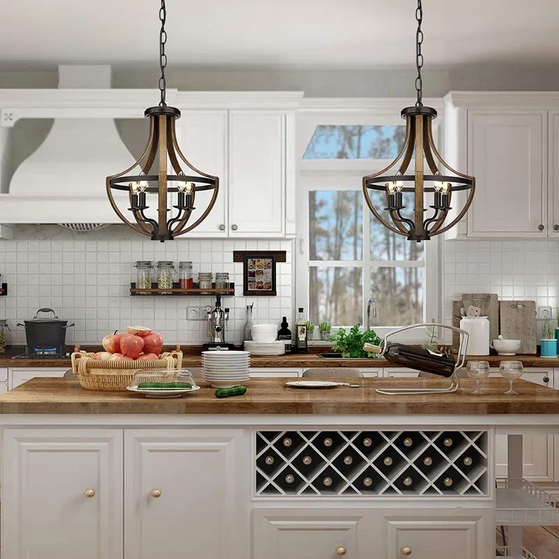 Modern Farmhouse Hanging Pendant LightingVintage Chandelier for Hallway  Foyer Dining Room Entryway Kitchen Island Bedroom - AliExpress 39