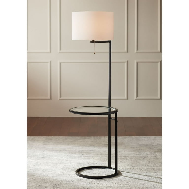 Modern Floor Lamp with Slim Silhouette and High Contrast Palette