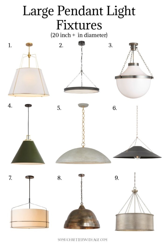 Modern Pendant Light Oversized Matte Black Dome Smooth Finish