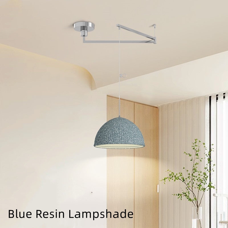 Multi Arm Pendant Adjustable Swiveling Heads Dual Cone Shades