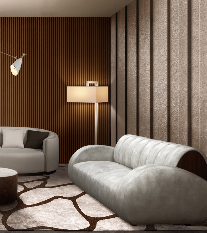 Multi-Light Floor Lamp | Adjustable Globe Heads, Sculptural Gold Styling