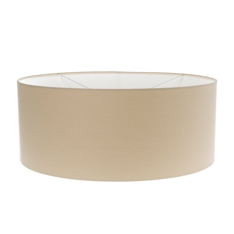 Navy Blue Drum Lampshade Linen Like Weave White Interior Modern Lighting