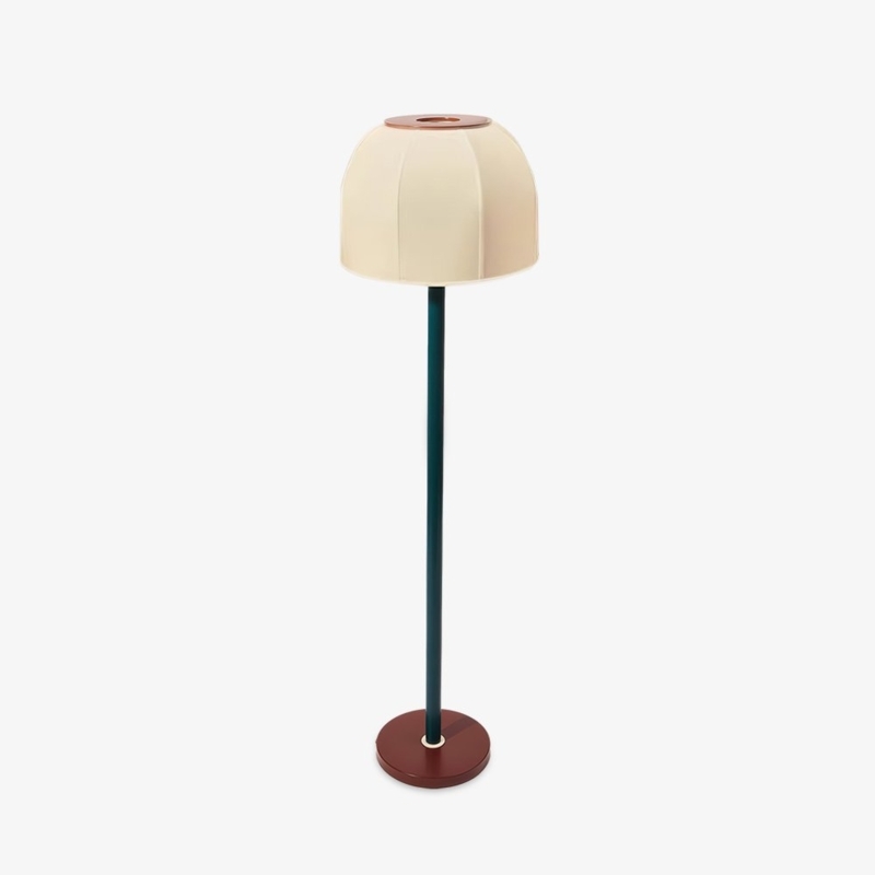 Oversized Floor Lamp Matte Burgundy, Burgundy Accent Lighting for Lounge