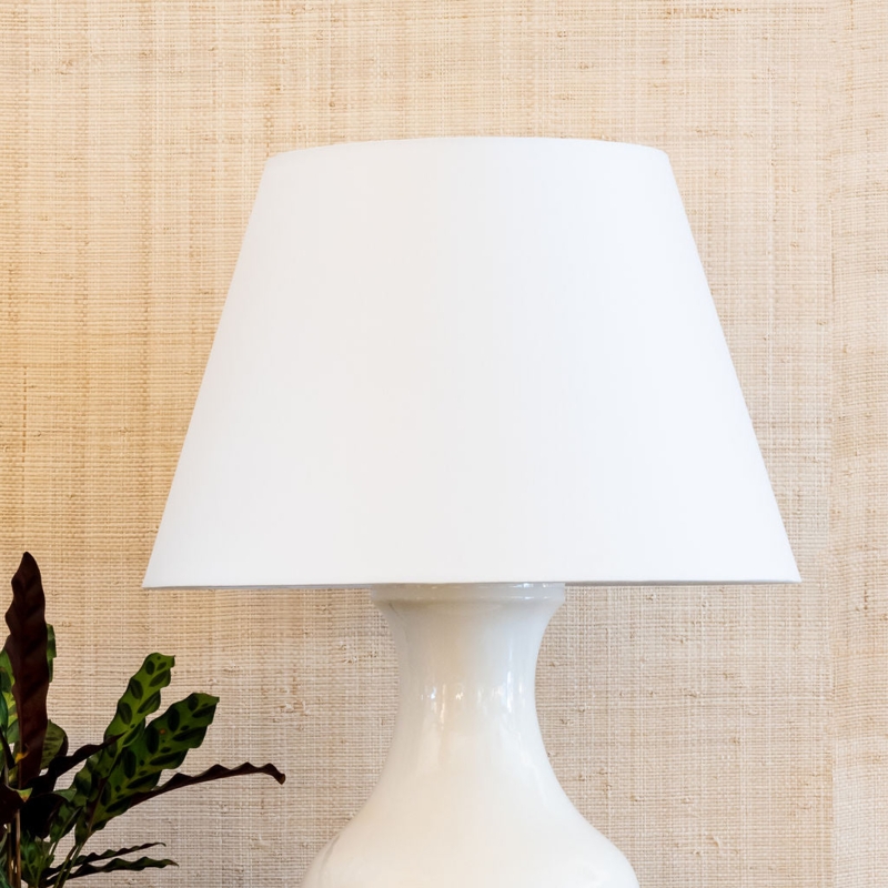 Paper Empire Shade, Tapered Minimalist Matte Finish