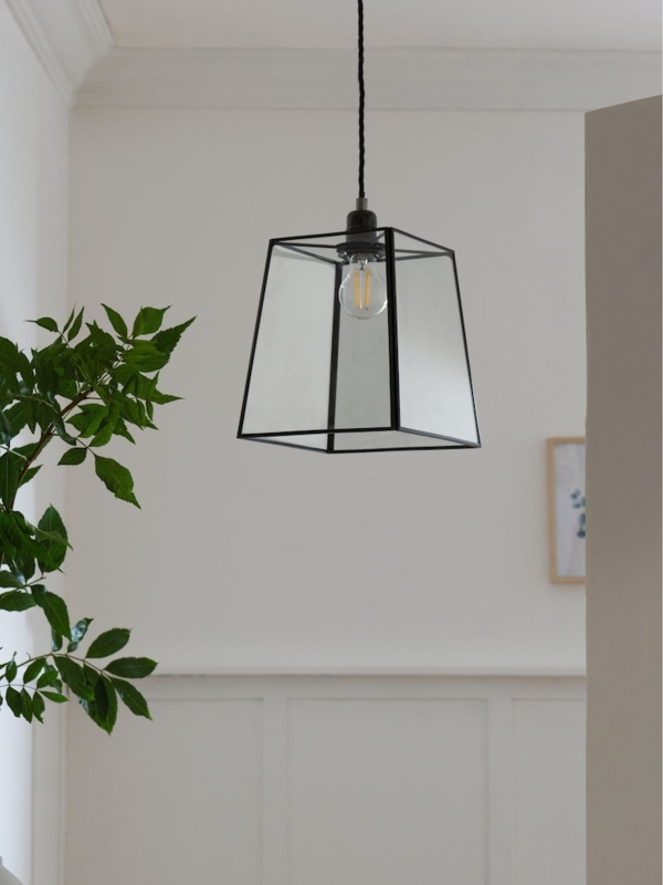 Pendant Lampshade: Modern Drum with Gold Interior