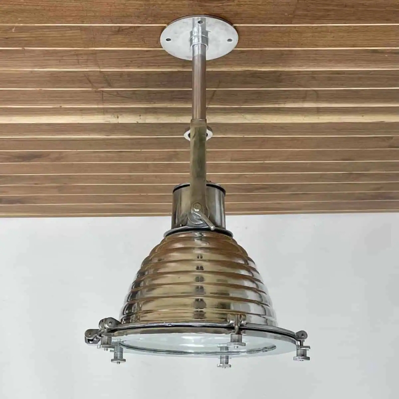 Pendant Light Aluminum Rigid Downrod Cage Fixture
