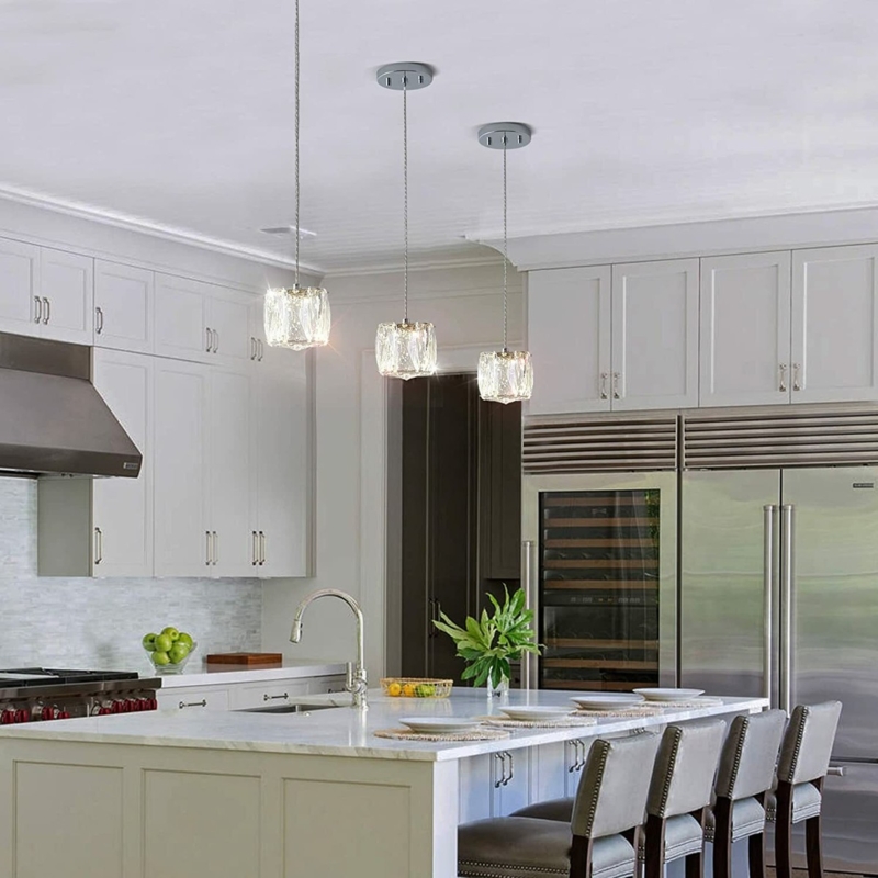 Pendant Light: Bubble Glass Core, Mini Pendant Light