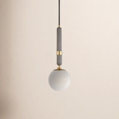Pendant Light Gold Teardrop Silhouette Ribbed Glass Chic