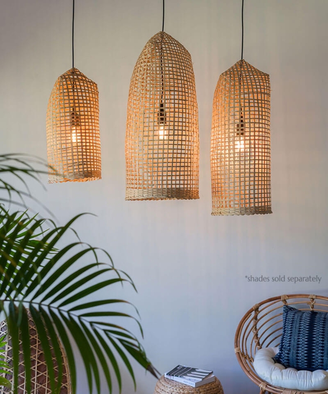 Pendant Light Kit: Matte Black Industrial Set with Vintage Edison Bulbs
