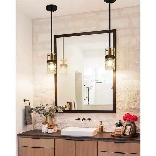 Pendant Light Matte Black Cone Shade Cord Hung Fixture