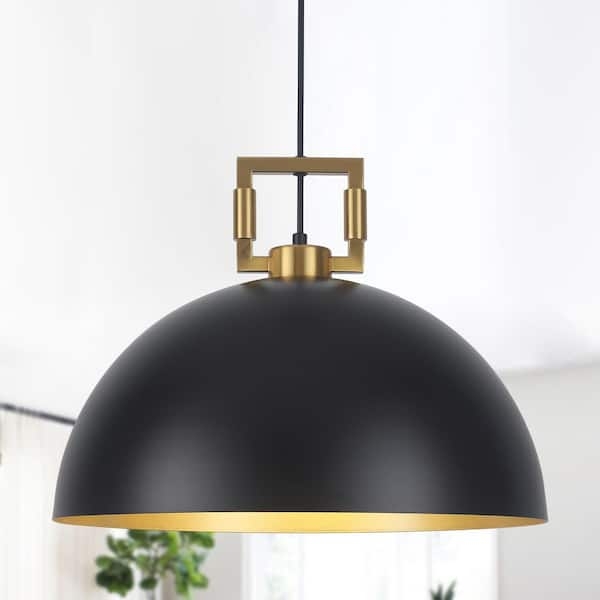 Pendant Light Matte Black Warehouse Shade oversized Industrial