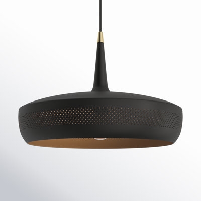 Pendant Light: Minimalist Brushed Silver Conical Shade Downlight