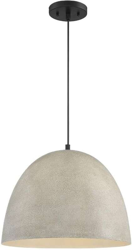 Pendant Light Two-Tier Mesh Drum Shade Grey Mid-Century Modern