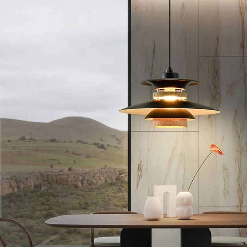 Pendant Light White Origami Design Geometric Facets Scandi Style