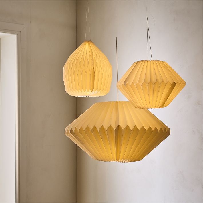 Pendant Lighting Oversized Cluster Globe Paper Lanterns Organic Modern
