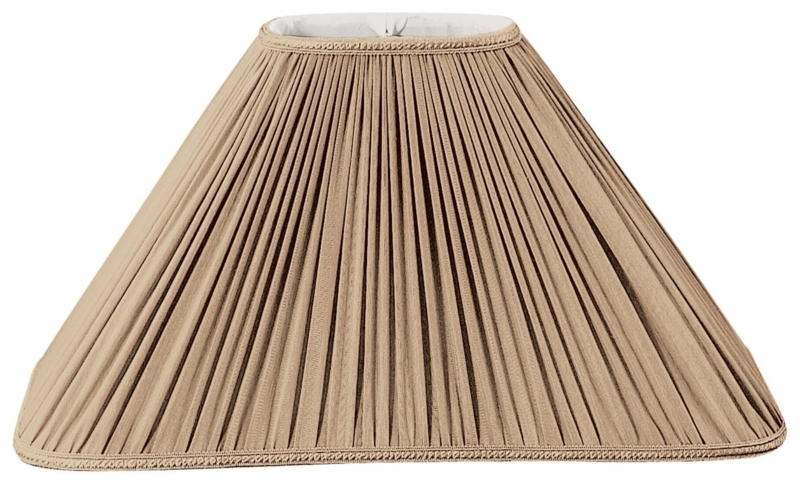 Pleated Rectangular Lamp Shade Classic Traditional Spider