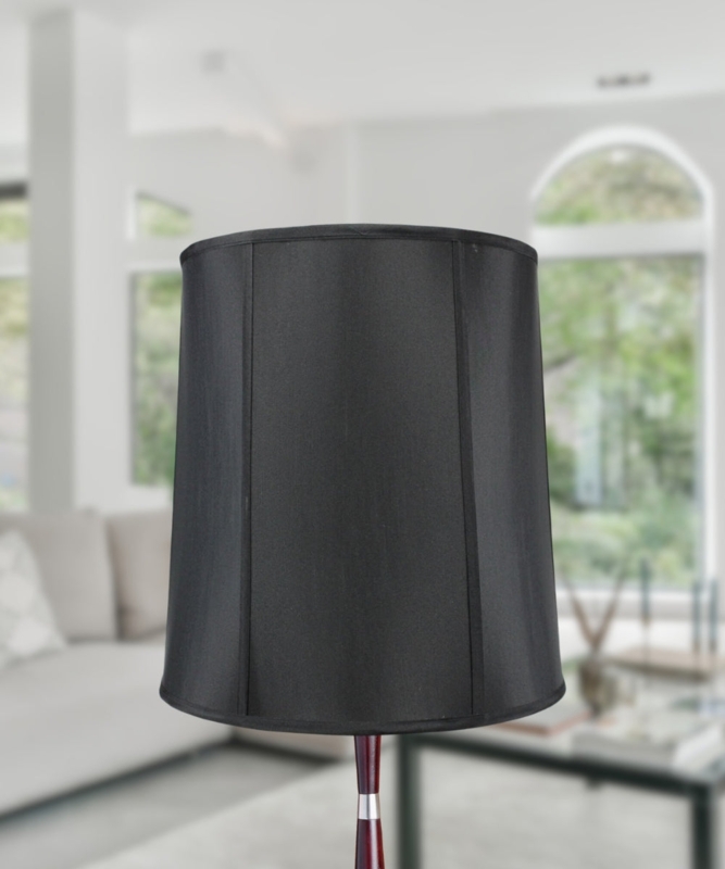 Replacement Shade: Large Shantung Fabric Drum Shape