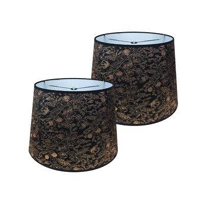 Replacement Shades: Set of 2 Tapered Fabric Empire