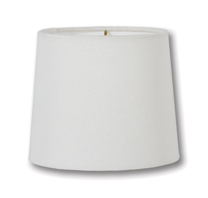 Retro Drum Shade, Off-White Fine Weave Linen Classic