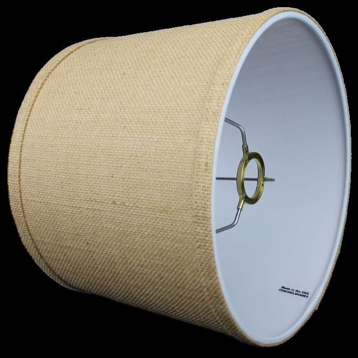 Round Tapered Lampshade Linen Texture Uno Attachment (57 chars)