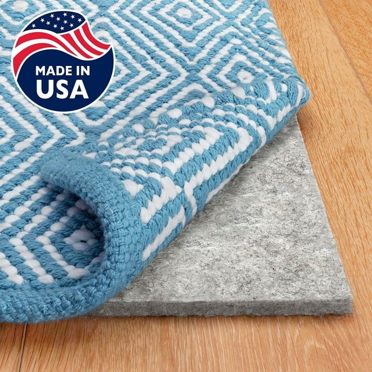 Rug Pad, 100% Felt, Dense Construction, Thick Cushioning Underlay