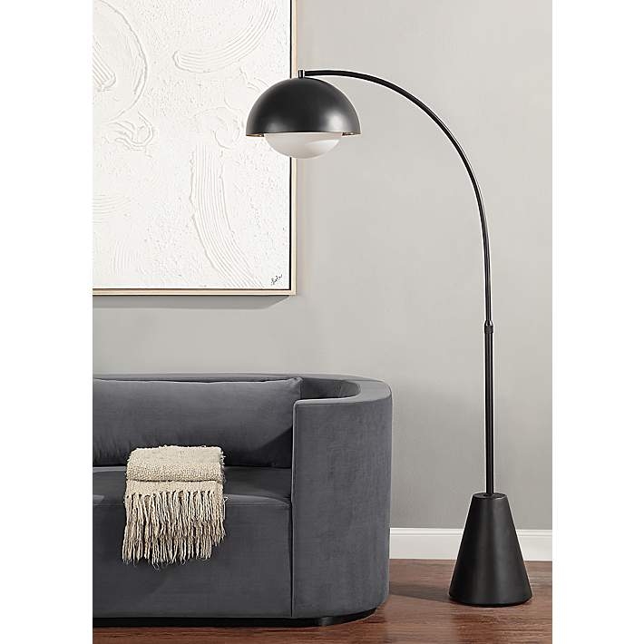 Sleek Modern Floor Lamp with Cylindrical Head for Task Lighting