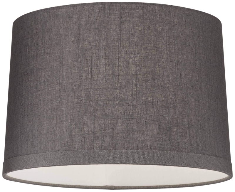 Slightly Tapered Drum Lamp Shade includes Finial Top and Harp