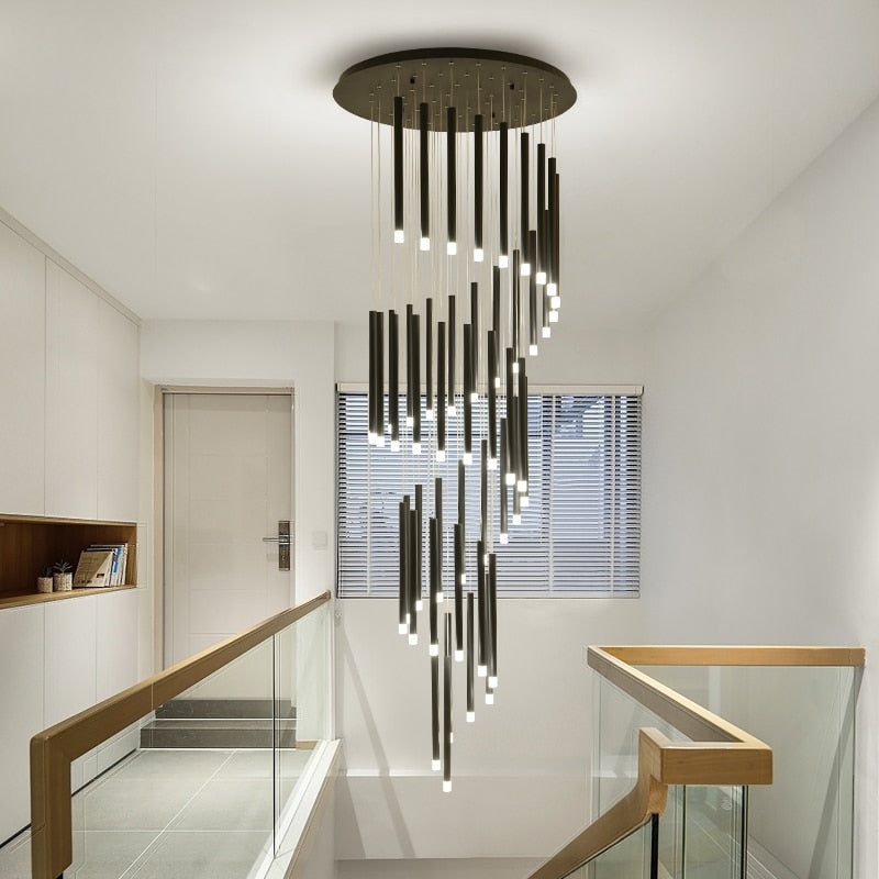 Spoke Chandelier with Black Metal Frame, Matte Finish and Globe Shades