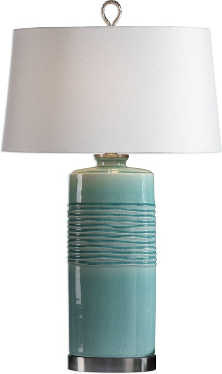 Table Lamp Distressed Finish Rustic Traditional.