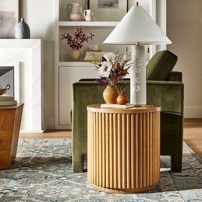Table Lamp Transitional Textured White Ceramic Gold Base