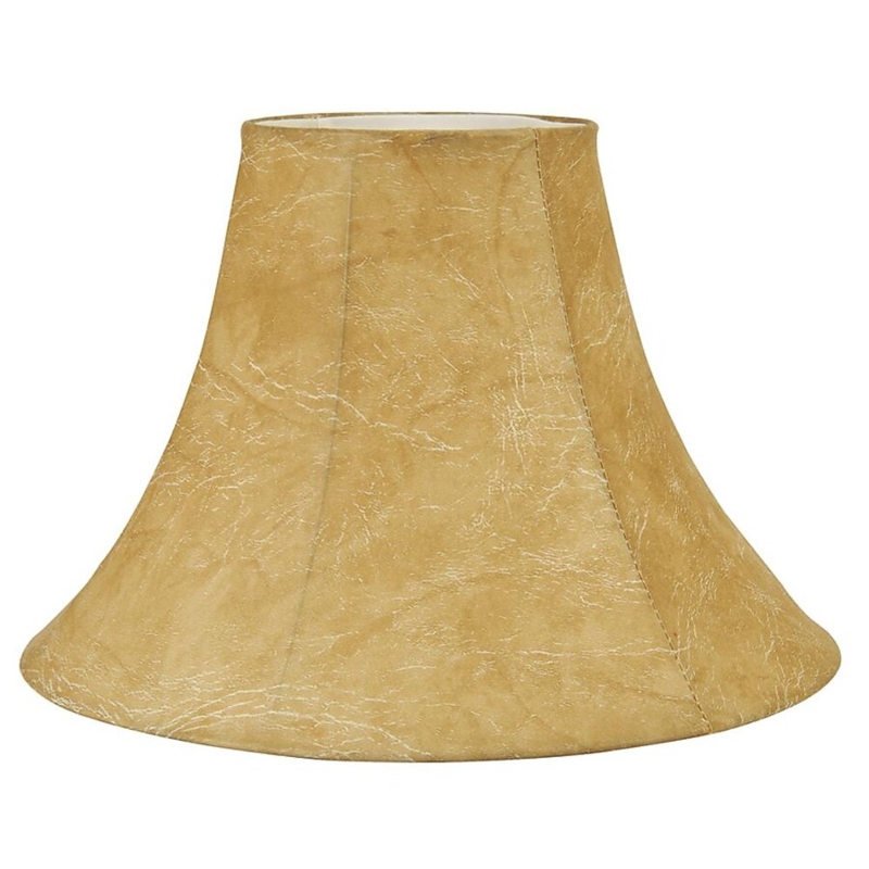 Tan Fabric Lighting Accessory, Braided Trim, Piping Detail, Matte