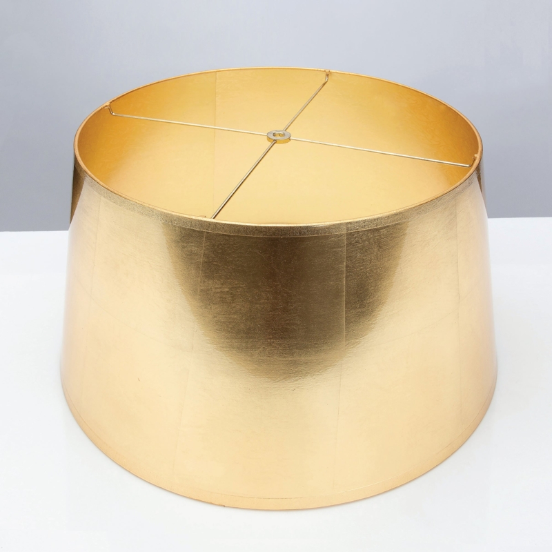 Tapered Lamp Shade Gold Foil Finish Luxury Table Lamp Replacement