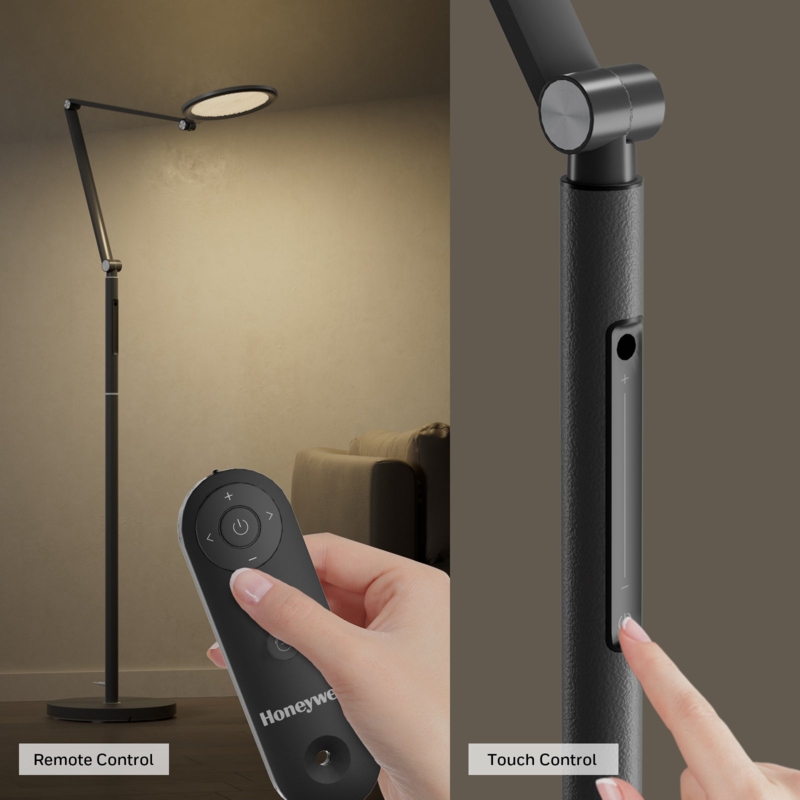 Task Floor Lamp, Flexible Gooseneck Ultra Slim LED Head
